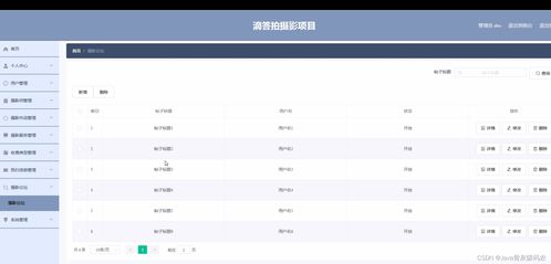 基于SpringBoot與Vue的滴答拍攝影項目設(shè)計與實現(xiàn)